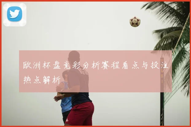 欧洲杯盘竞彩分析赛程看点与投注热点解析